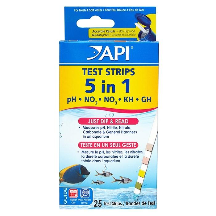 API Quick Testing Strips 5 In 1 25 Tests - PetBuy