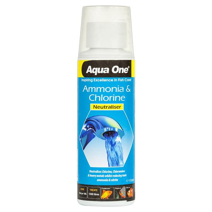 Aqua One Ammonia & Chlorine Neutraliser 150mL - PetBuy