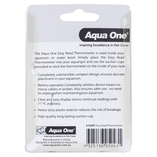 Aqua One Easy Read In Tank Thermometer - PetBuy