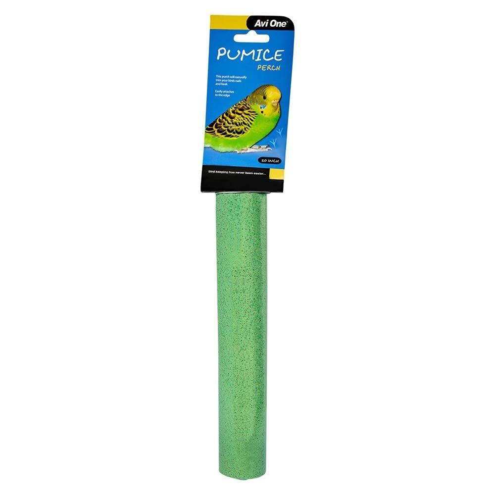 Avi One Pumice Bird Perch Green 25cm - PetBuy