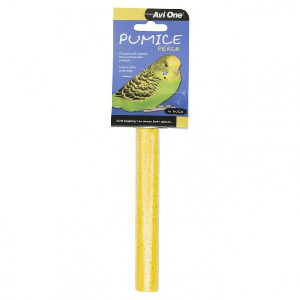 Avi One Pumice Perch Yellow 15cm - PetBuy