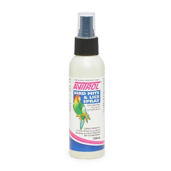 Avitrol Mite & Lice Bird Spray 125ml - PetBuy