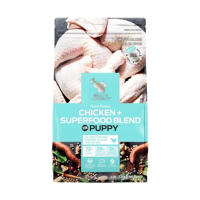 Billy & Margot Chicken Superfood Puppy Food 1.8kg - PetBuy