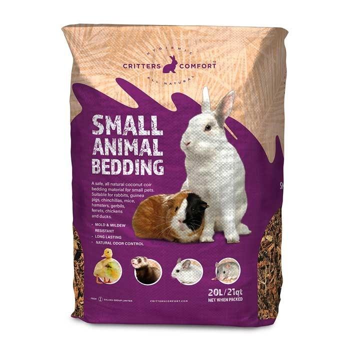 Critters Comfort Coco Fibre Small Pet Bedding 20L - PetBuy