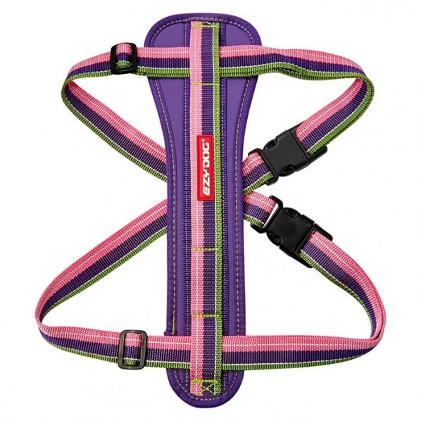 EzyDog Chestplate Dog Harness Bubblegum - PetBuy