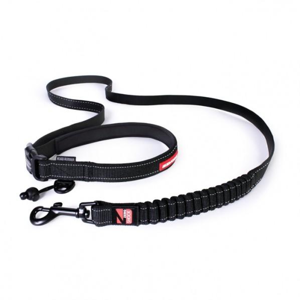 Ezydog Road Runner Dog Leash Black 210cm - PetBuy