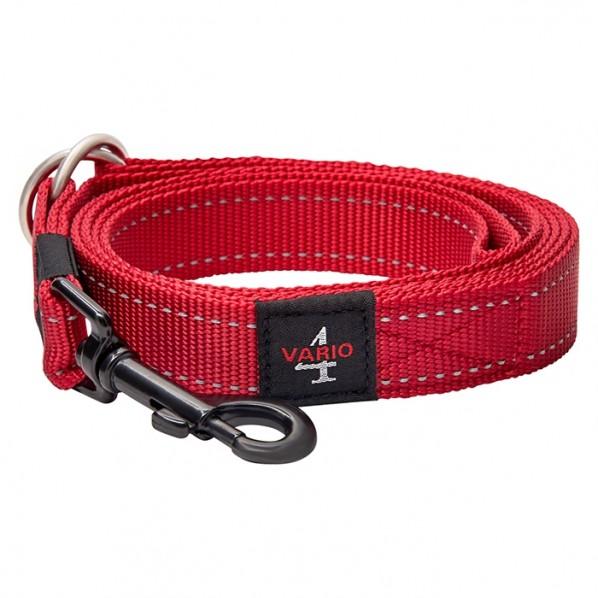 EzyDog Vario 4 Dog Lead Red 25 S 185cm - PetBuy