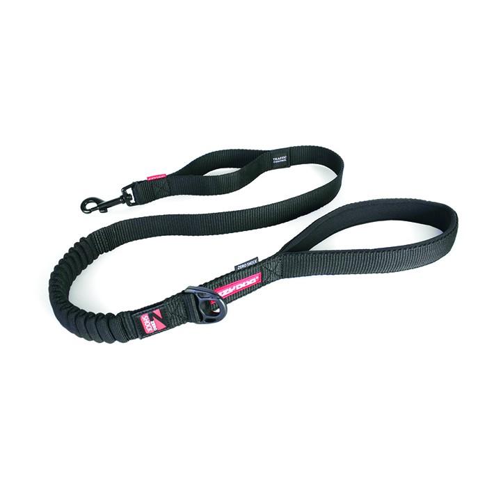 Ezydog Zero Shock Dog Leash 120cm Black - PetBuy