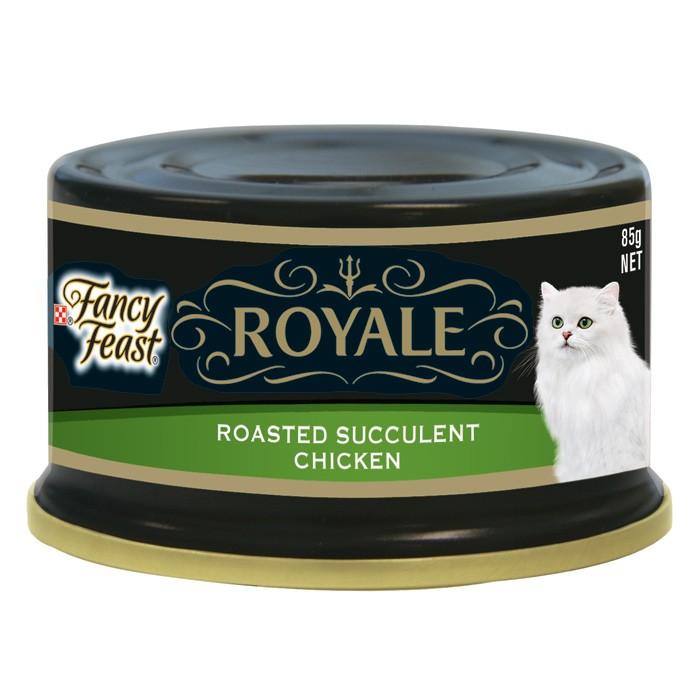 Fancy Feast Royale Roasted Succulent Chicken 85g x24 - PetBuy