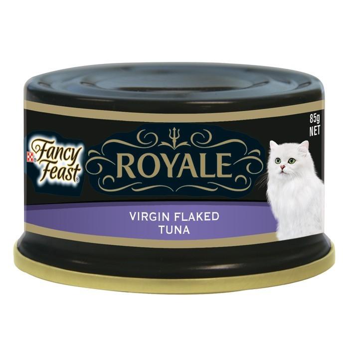 Fancy Feast Royale Virgin Flake Tuna Cat Food 85g x24 - PetBuy