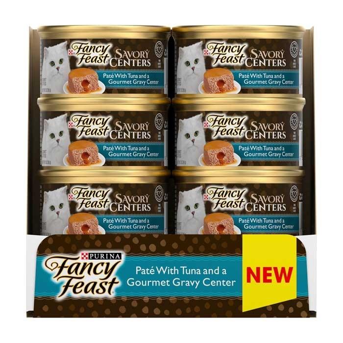 Fancy Feast Savoury Centres Tuna Pate Cat Can 85gx24 - PetBuy