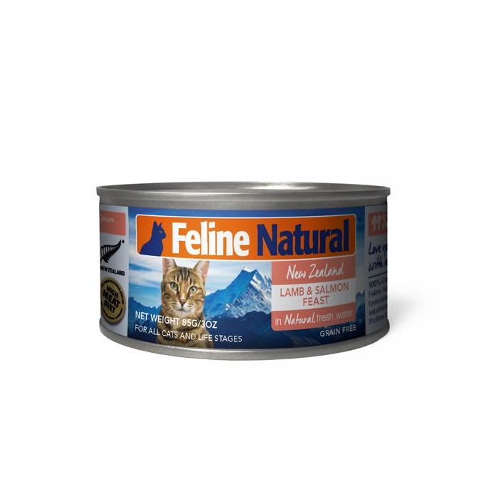 Feline Natural Lamb & Salmon 85g x24 - PetBuy