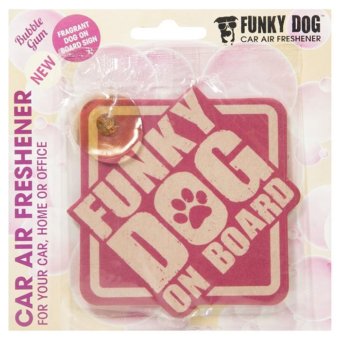 Funky Dog Car Air Freshener Bubblegum - PetBuy