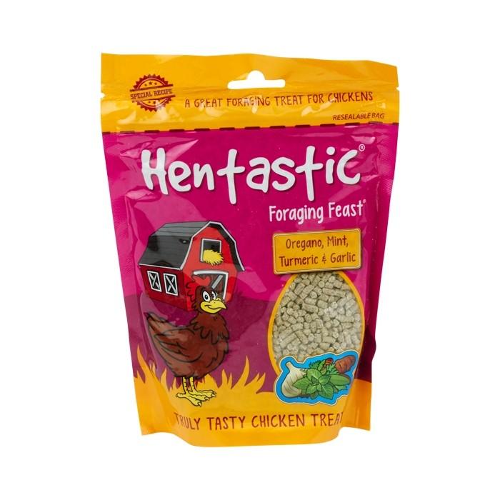 Hentastic Mint Oregano Tumeric Garlic Foraging Feast 500g - PetBuy