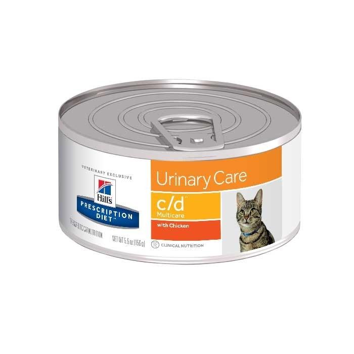 Hill's Prescription Diet c/d Multi Chick Feline Can 156gx24 - PetBuy