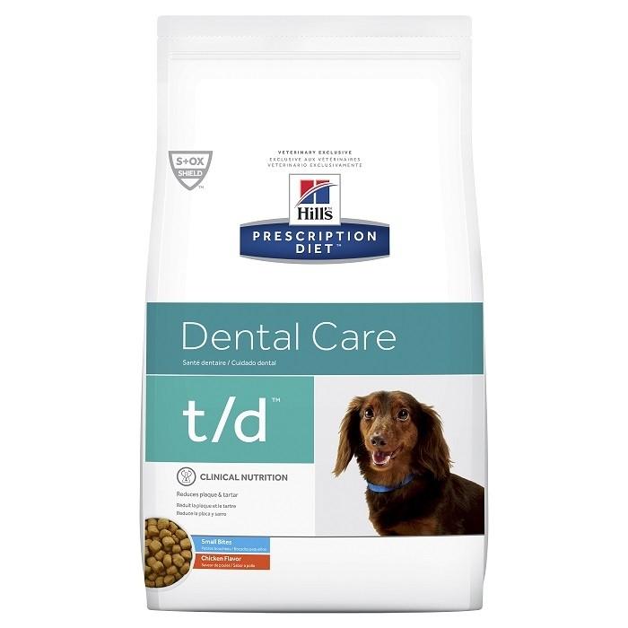 Hill's Prescription Diet T/D Dent Care Sm Bt Adult Dog Food 2.25kg - PetBuy