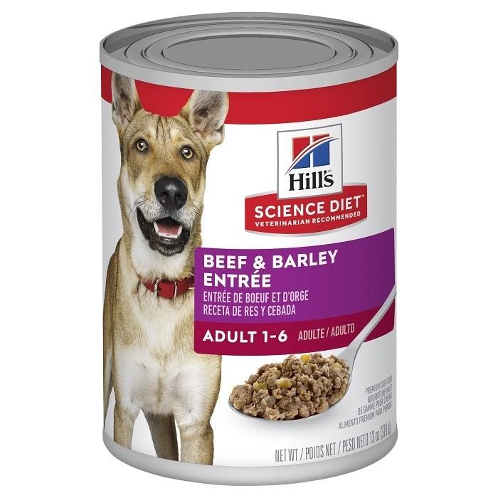 Hill's Science Diet Adult Gourmet Beef Entree Dog Food 370gx12 - PetBuy