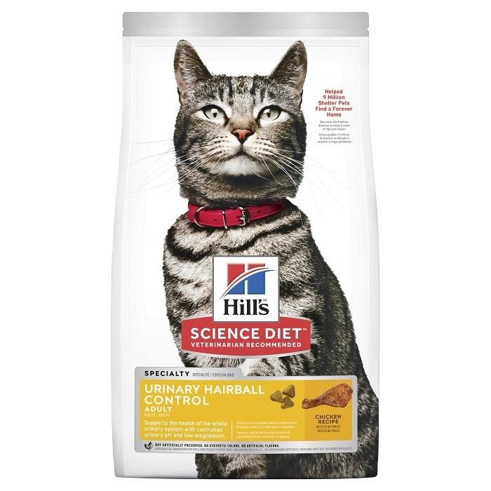 Hill's Science Diet Urinary Hairball Control Adult Cat Food - PetBuy