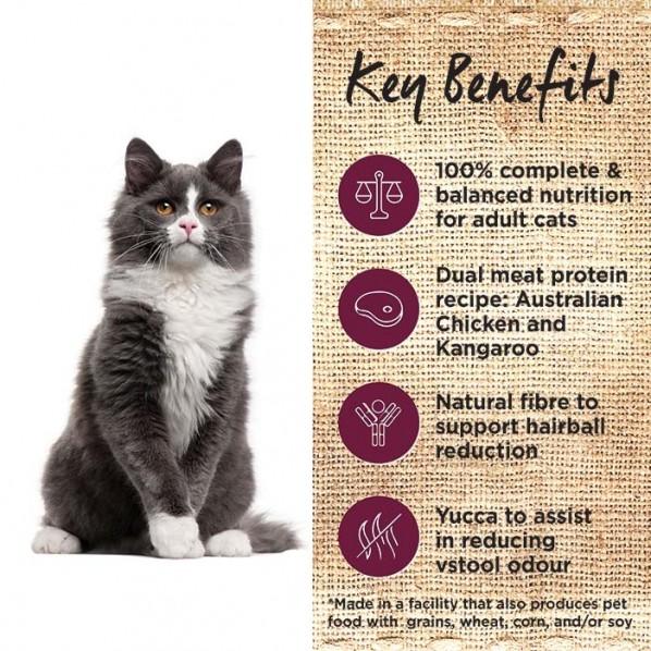 Ivory Coat Chicken & Kangaroo Grain Free Adult Cat Food 3Kg - PetBuy