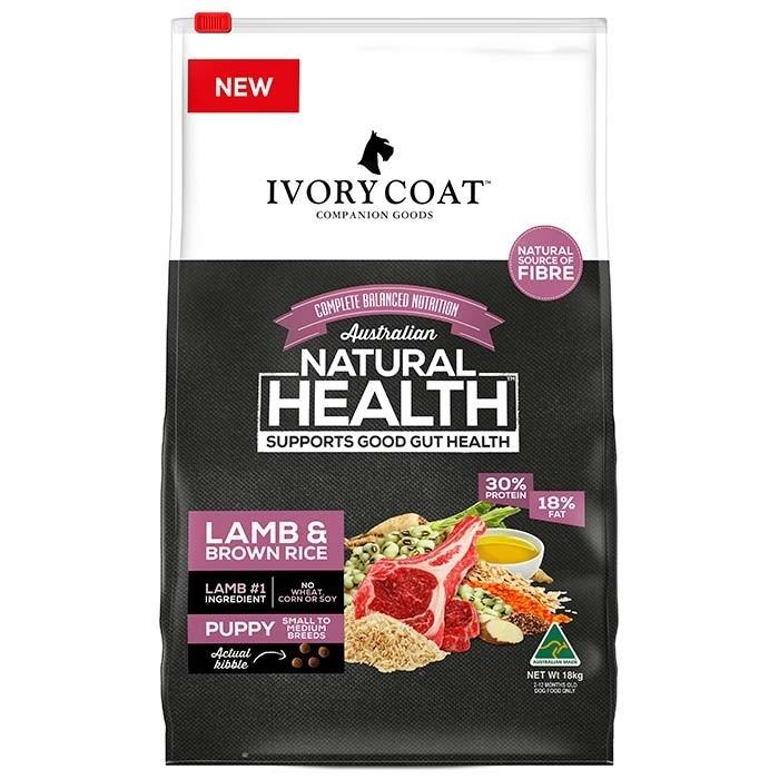 Ivory Coat Lamb & Brown Rice Puppy Food 18kg - PetBuy