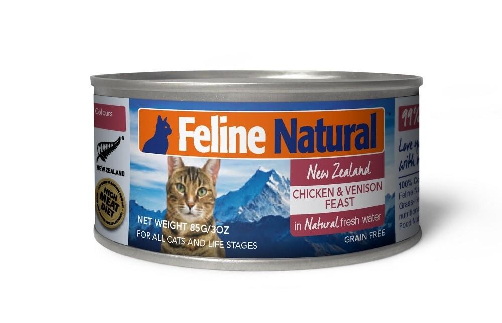 K9 Naturals Wet Chicken & Venison Adult Cat Can 85Gx24 - PetBuy