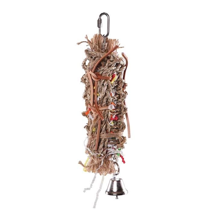 Kazoo Hanging Foraging Crinkle Vine Bird Toy Small - PetBuy