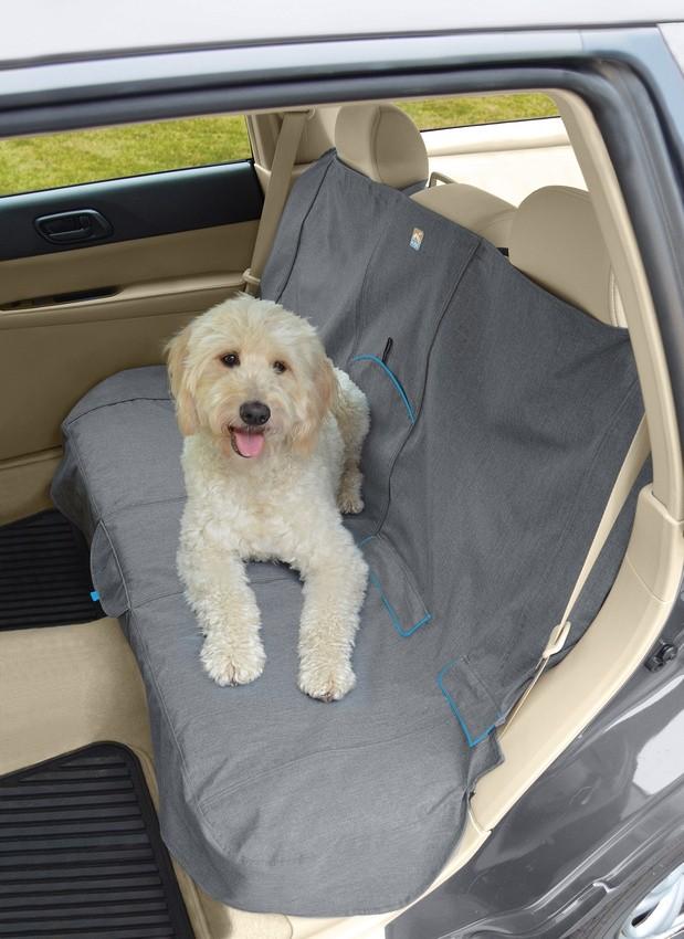 Kurgo Heather Bench Seat Cover - Charcoal - PetBuy