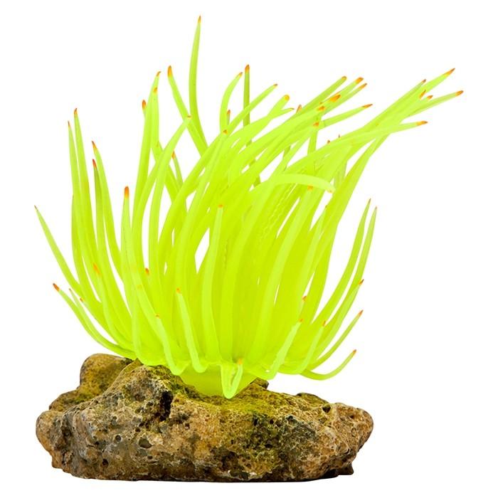 Let's Decorate Aquatic Ornament Coral Orange Yellow Medium - PetBuy