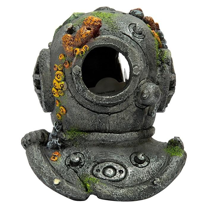Let's Decorate Aquatic Ornament Divers Helmet Medium - PetBuy