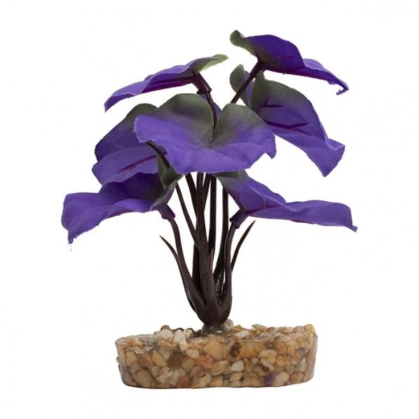 Let's Decorate Silk Plants Broadleaf Aquatic Ornament Mini - PetBuy