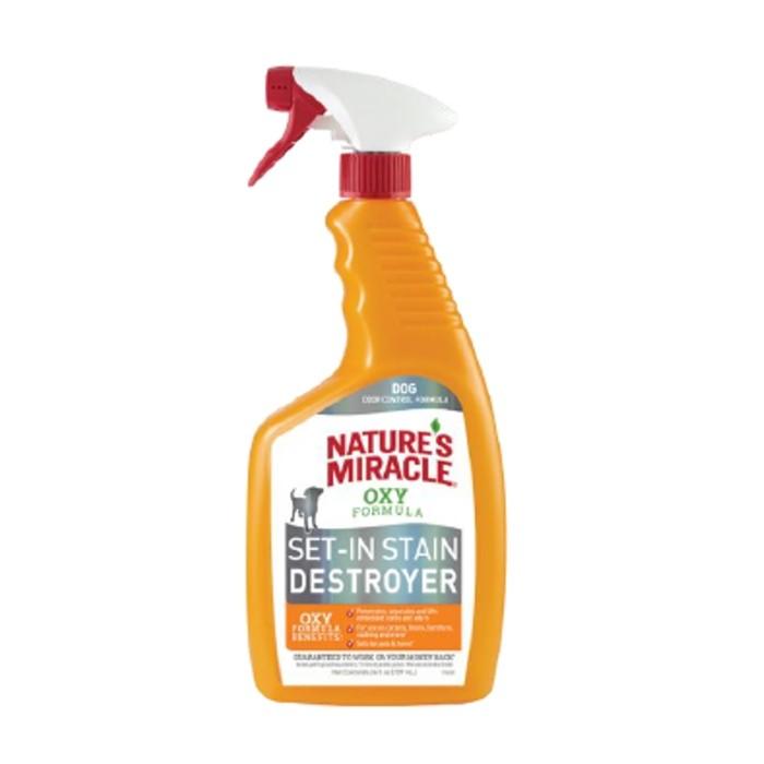 Natures Miracle Oxy Set In Dog Stain Destroyer Spray 709ml - PetBuy