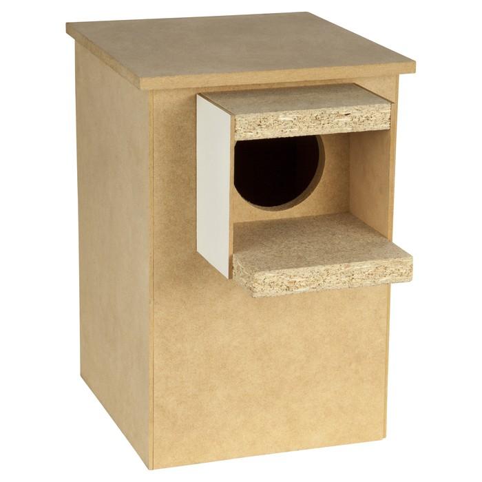 Nesting Box Cockatiel Nest Box Wooden - PetBuy