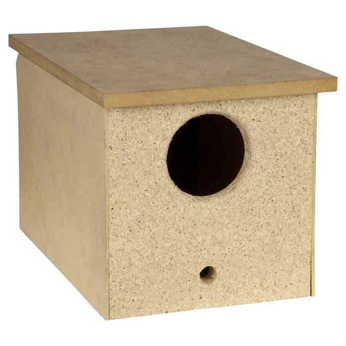 Nesting Box Small Parrot Nest Box Wooden - PetBuy