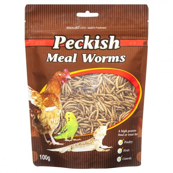 Peckish Meal Worms 100g - PetBuy