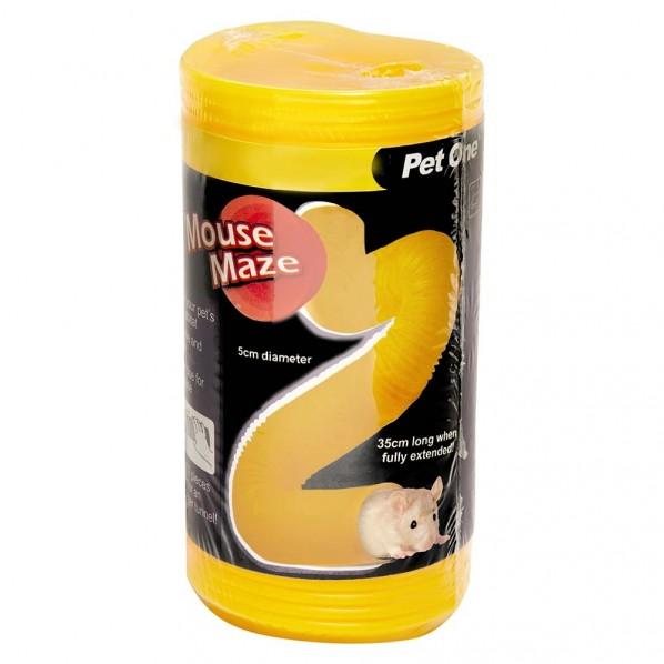 Pet One Mouse Tunnel Yellow 5x35cm - PetBuy