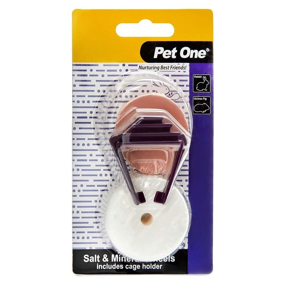 Pet One Small Pet Salt Lick & Mineral Wheel With Clip - PetBuy