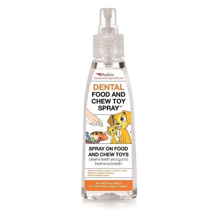 Petkin Dental Food Spray 120mL - PetBuy