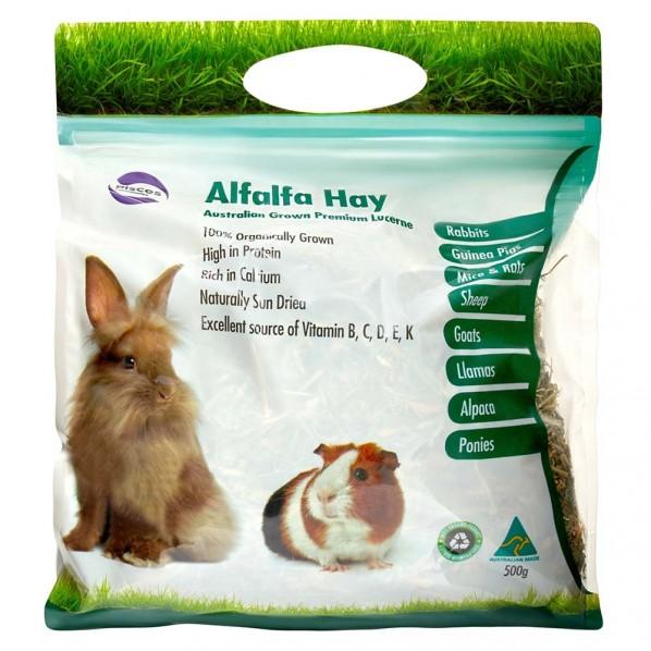 Pisces Alfalfa Hay Small Animal Food 500g - PetBuy