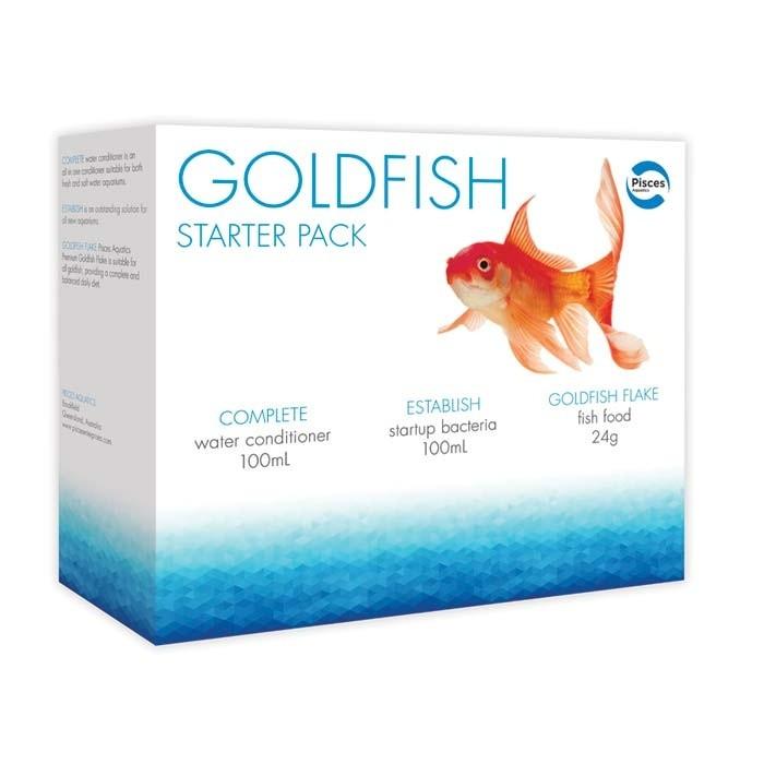 Pisces Lab Goldfish Starter Pack Aquatic Water Cond 224g - PetBuy