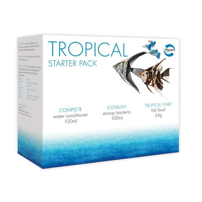 Pisces Lab Tropical Starter Pack Aquatic Water Cond 224g - PetBuy