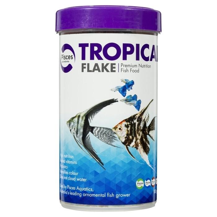 Pisces Laboratories Premium Tropical Fish Flake 100g - PetBuy