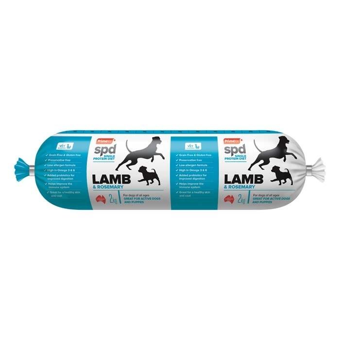 Prime100 Dog Lamb & Rosemary Cooked Roll 2kg - PetBuy