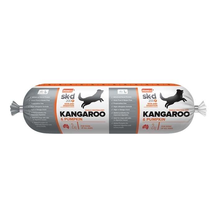 Prime100 Kangaroo & Pumpkin Cooked Dog Roll 2kg - PetBuy