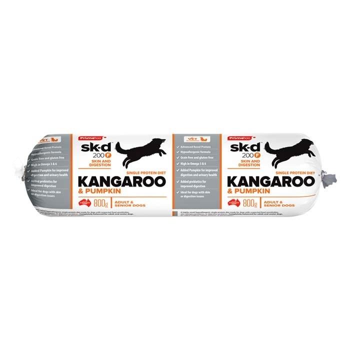 Prime100 Kangaroo & Pumpkin Cooked Dog Roll 800g - PetBuy