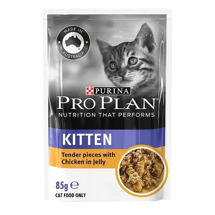 Pro Plan Chicken Kitten Pouch 85gx12 - PetBuy