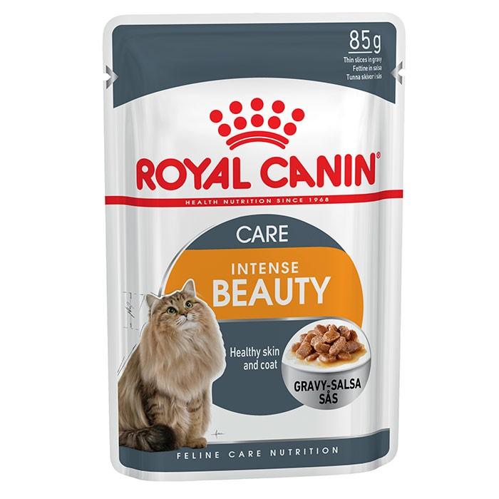 Royal Canin Intense Beauty Cat Food in Gravy 85g x12 - PetBuy