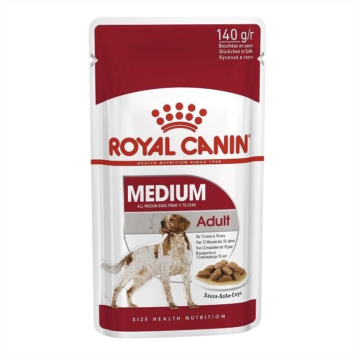 Royal Canin Medium Breed Adult Pouch 140gx10 - PetBuy