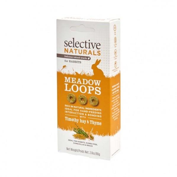 Science Selective Meadow Loops Rabbit Treats 80g - PetBuy