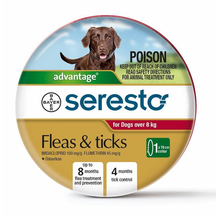 Seresto Flea & Tick Dog Collar Medium - Large - PetBuy