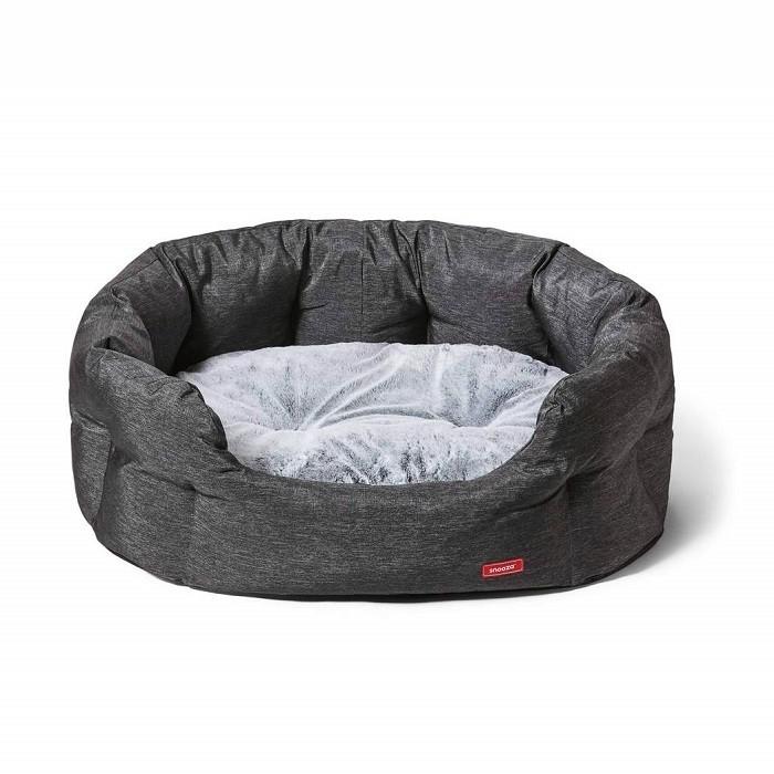 Snooza Super Indoor Outdoor Dog Basket Granite Large - PetBuy